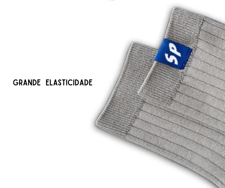 5 Pares de Meias Anti-odor FIbra de Bambu 38-47