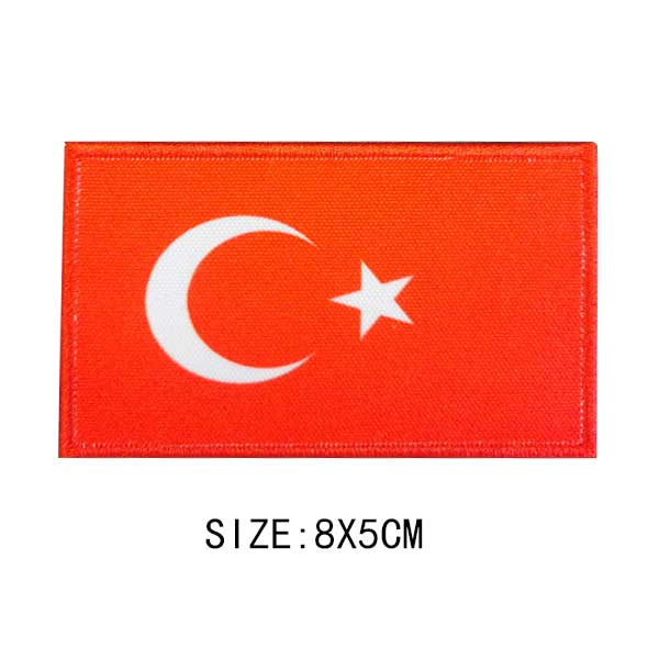 Flag Of The World Embroidery Patches For Clothing DIY Thermo Adhesive Customisable Color Flag Iron-On Transfer For Sticker Badge