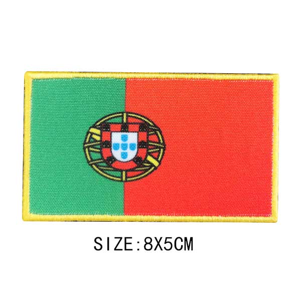 Flag Of The World Embroidery Patches For Clothing DIY Thermo Adhesive Customisable Color Flag Iron-On Transfer For Sticker Badge
