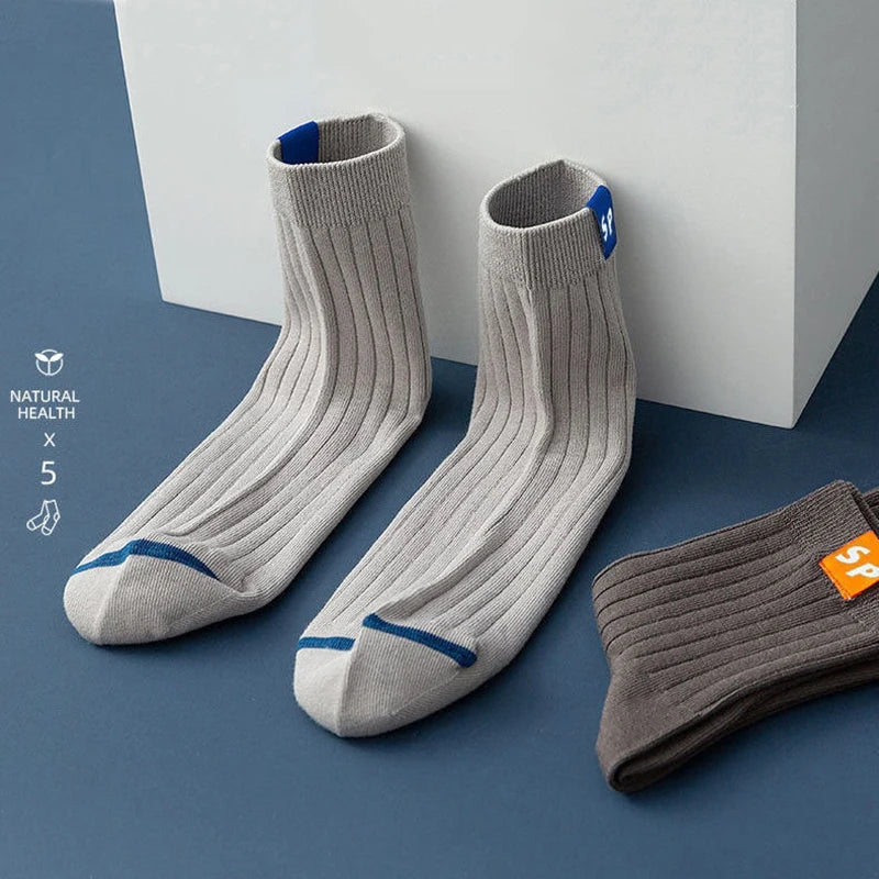 5 Pares de Meias Anti-odor FIbra de Bambu 38-47