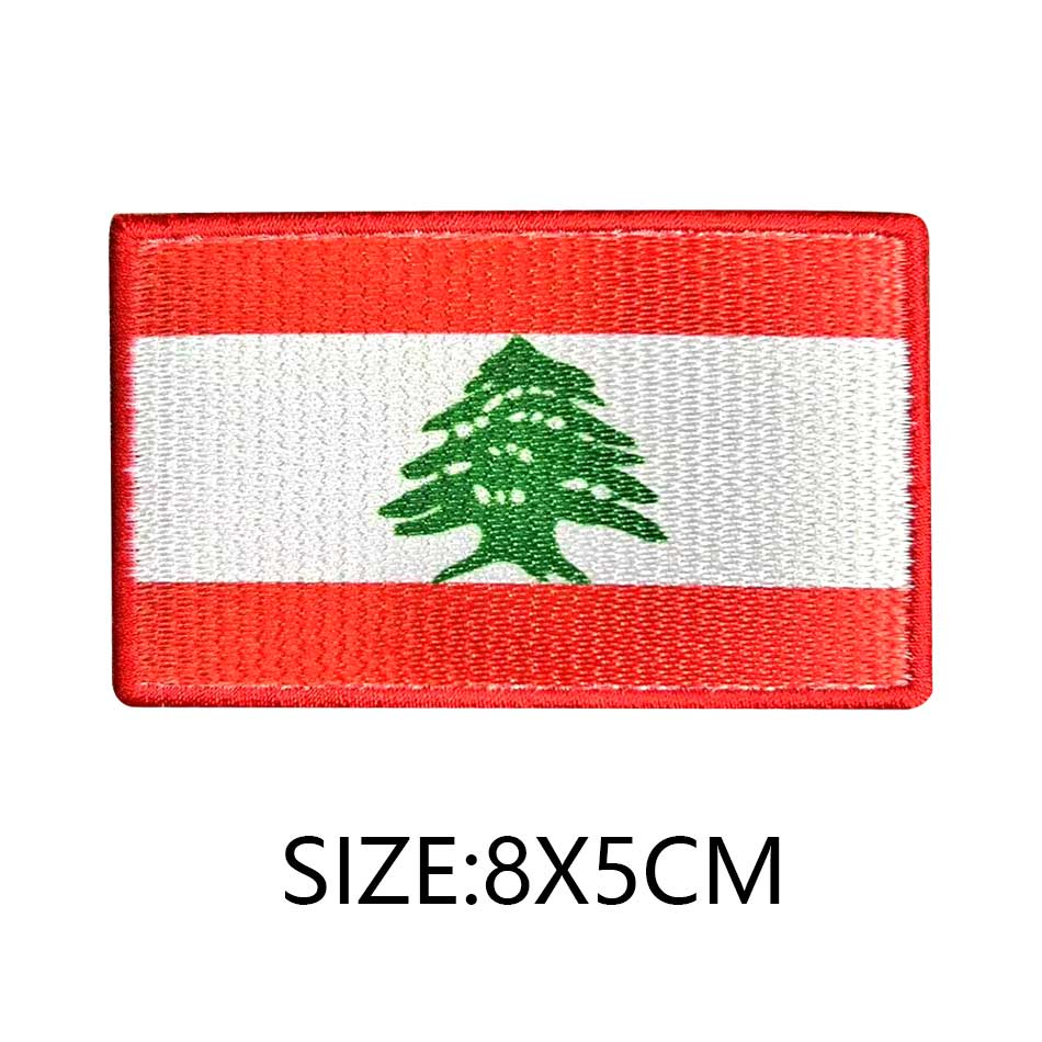 Flag Of The World Embroidery Patches For Clothing DIY Thermo Adhesive Customisable Color Flag Iron-On Transfer For Sticker Badge