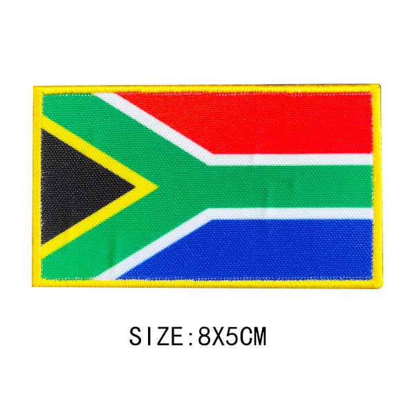 Flag Of The World Embroidery Patches For Clothing DIY Thermo Adhesive Customisable Color Flag Iron-On Transfer For Sticker Badge