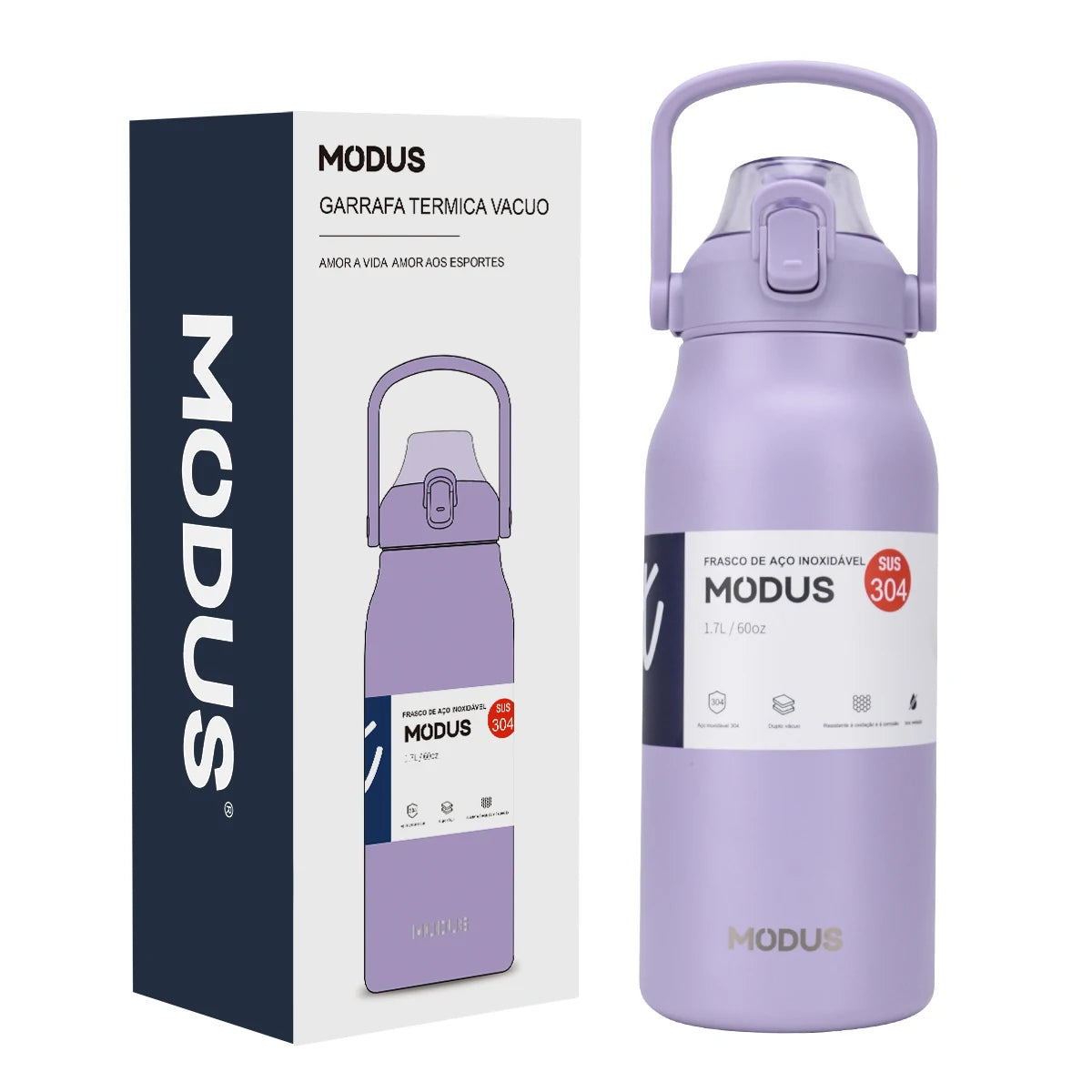 Garrafa Térmica Modus GoldLine 1700ml