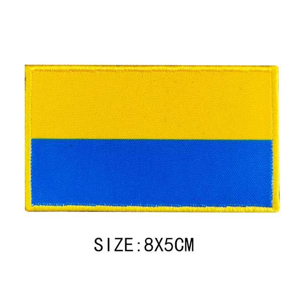 Flag Of The World Embroidery Patches For Clothing DIY Thermo Adhesive Customisable Color Flag Iron-On Transfer For Sticker Badge