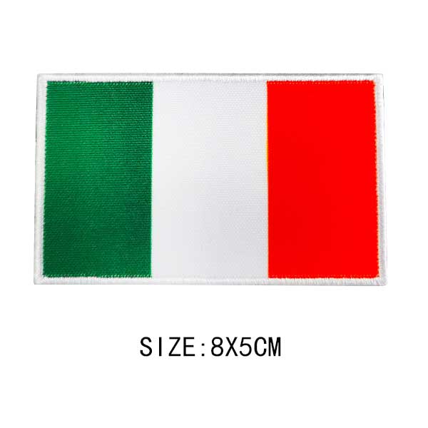 Flag Of The World Embroidery Patches For Clothing DIY Thermo Adhesive Customisable Color Flag Iron-On Transfer For Sticker Badge