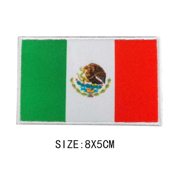 Flag Of The World Embroidery Patches For Clothing DIY Thermo Adhesive Customisable Color Flag Iron-On Transfer For Sticker Badge