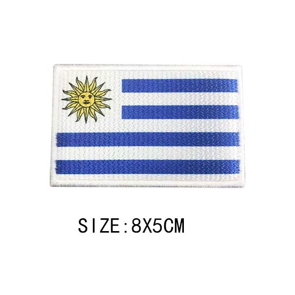 Flag Of The World Embroidery Patches For Clothing DIY Thermo Adhesive Customisable Color Flag Iron-On Transfer For Sticker Badge