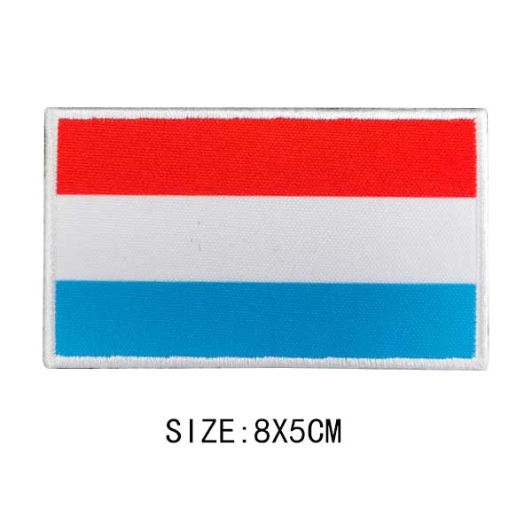 Flag Of The World Embroidery Patches For Clothing DIY Thermo Adhesive Customisable Color Flag Iron-On Transfer For Sticker Badge