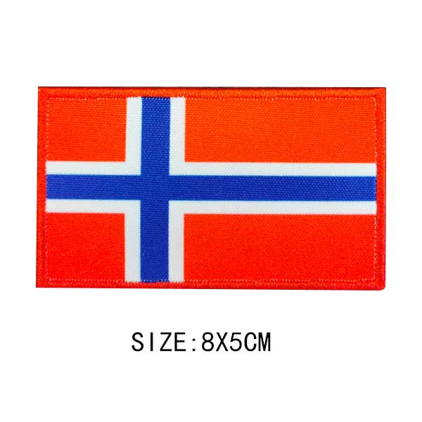 Flag Of The World Embroidery Patches For Clothing DIY Thermo Adhesive Customisable Color Flag Iron-On Transfer For Sticker Badge