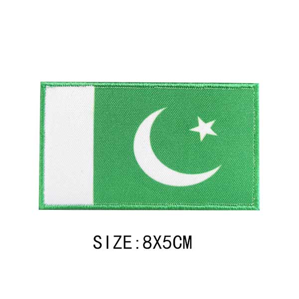 Flag Of The World Embroidery Patches For Clothing DIY Thermo Adhesive Customisable Color Flag Iron-On Transfer For Sticker Badge