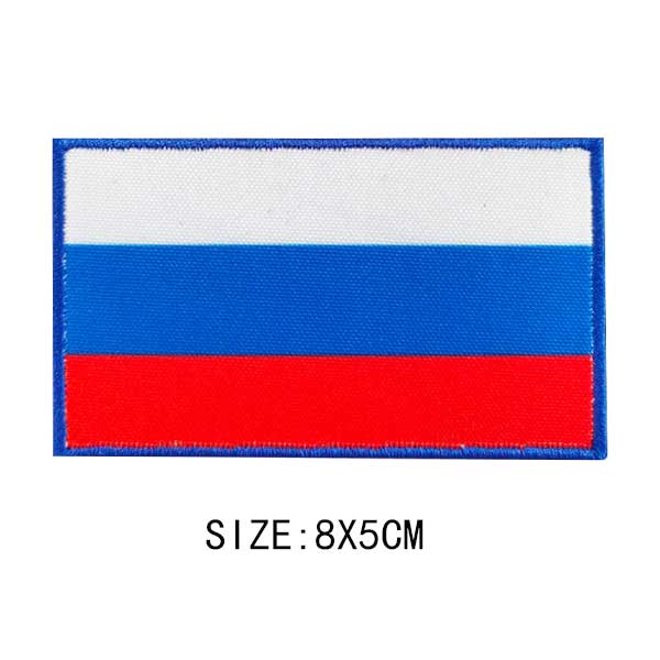 Flag Of The World Embroidery Patches For Clothing DIY Thermo Adhesive Customisable Color Flag Iron-On Transfer For Sticker Badge