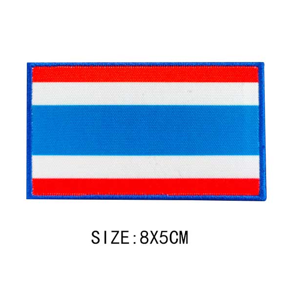 Flag Of The World Embroidery Patches For Clothing DIY Thermo Adhesive Customisable Color Flag Iron-On Transfer For Sticker Badge