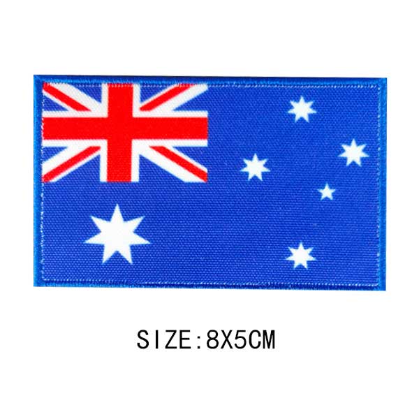 Flag Of The World Embroidery Patches For Clothing DIY Thermo Adhesive Customisable Color Flag Iron-On Transfer For Sticker Badge