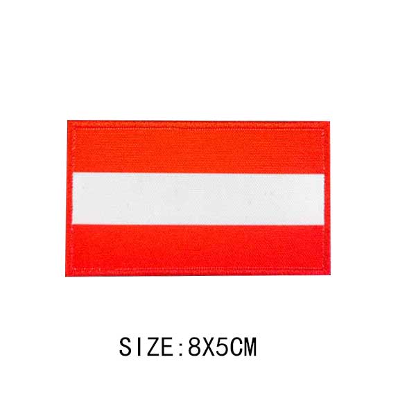 Flag Of The World Embroidery Patches For Clothing DIY Thermo Adhesive Customisable Color Flag Iron-On Transfer For Sticker Badge