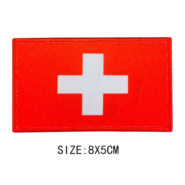 Flag Of The World Embroidery Patches For Clothing DIY Thermo Adhesive Customisable Color Flag Iron-On Transfer For Sticker Badge