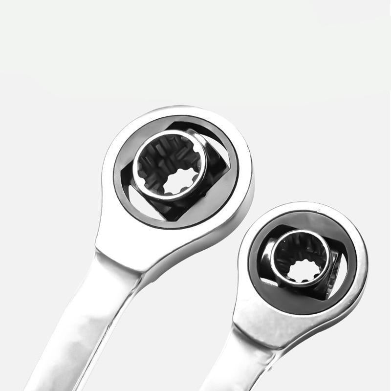 Ferramenta 8 em 1 Catraca Reversivel Universal 360 - Multifuntional Key