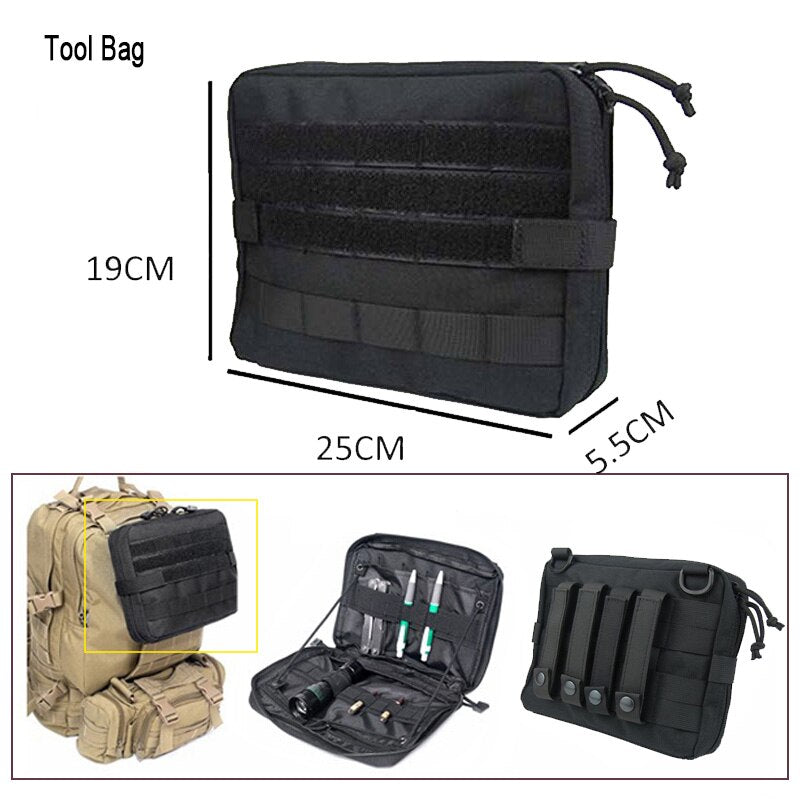 Mochila Impermeável Militar Viagens Camping