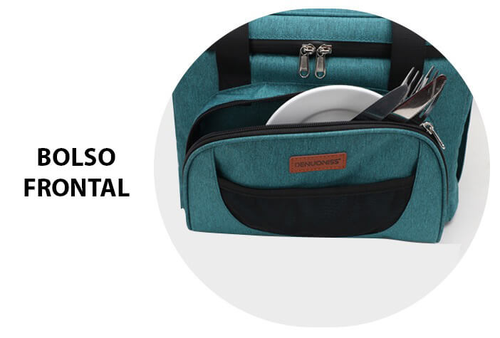 Bolsa Térmica Grande Impermeável Com Bolsos