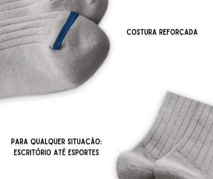 5 Pares de Meias Anti-odor FIbra de Bambu 38-47