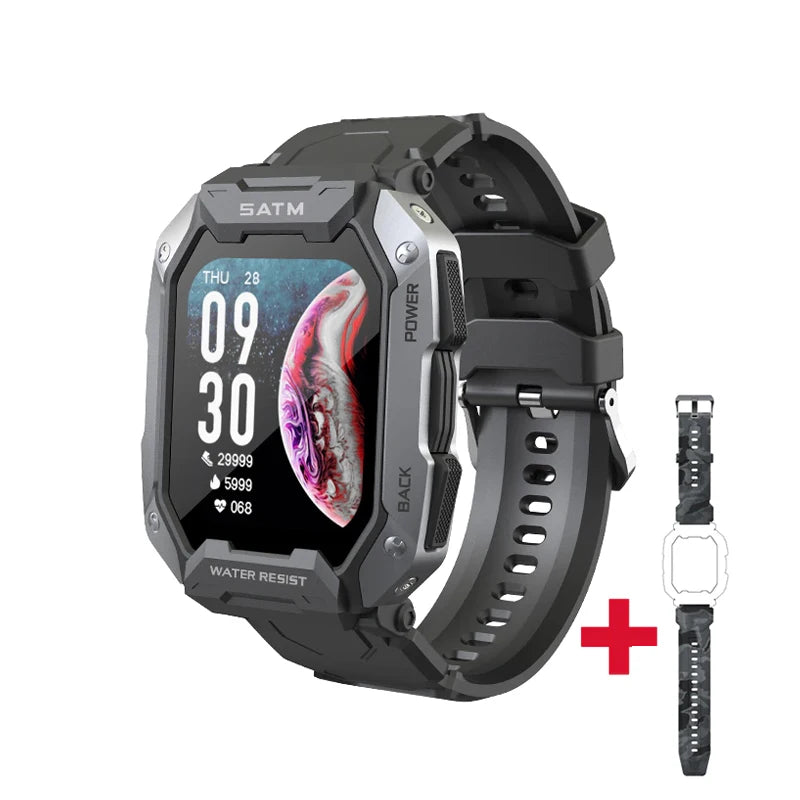 Smartwatch Militar Navy Pro™ (+1 Pulseira de Brinde)