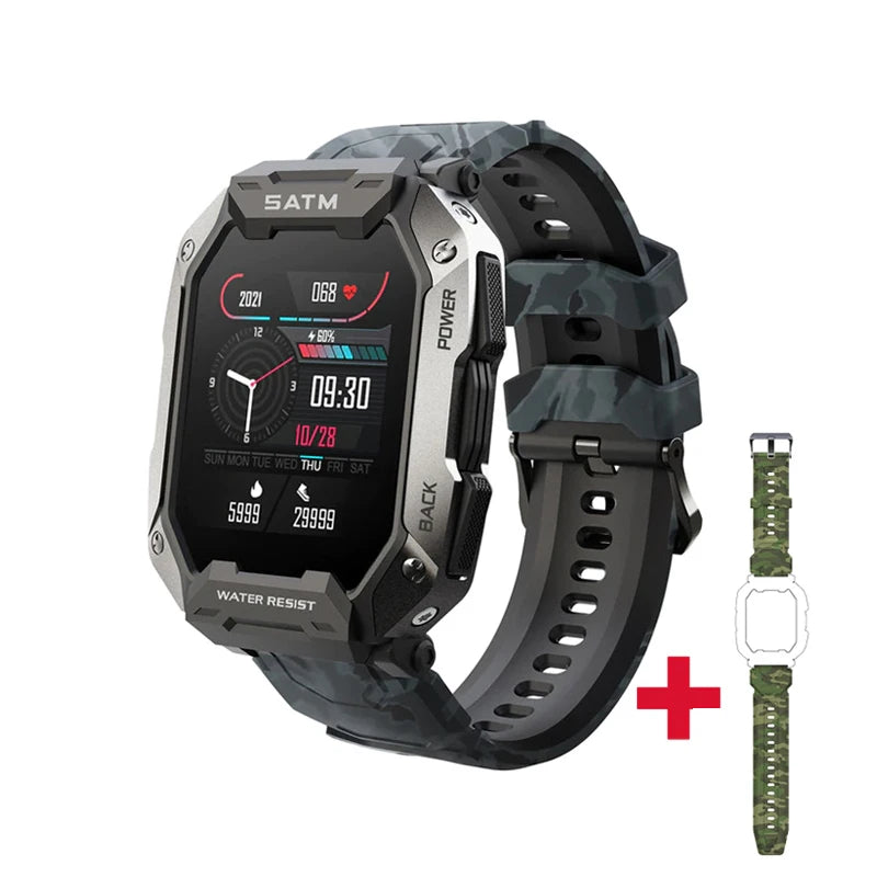 Smartwatch Militar Navy Pro™ (+1 Pulseira de Brinde)