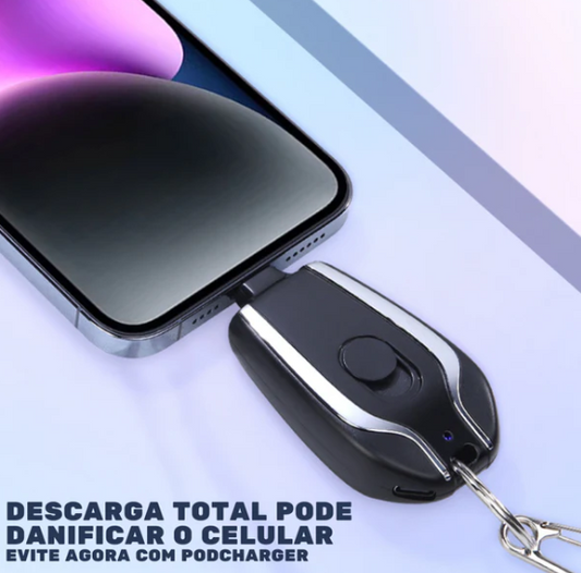 Chaveiro Carregador Portátil PodCharger