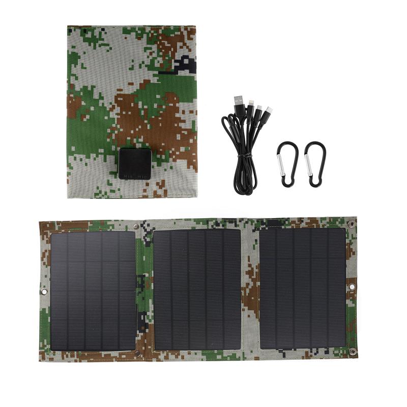 Painel Solar Portátil 4 Em 1
