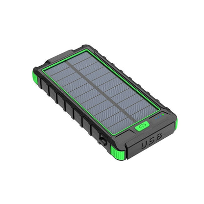 Carregador Solar 80000mAh com lanterna e 2 saídas USB
