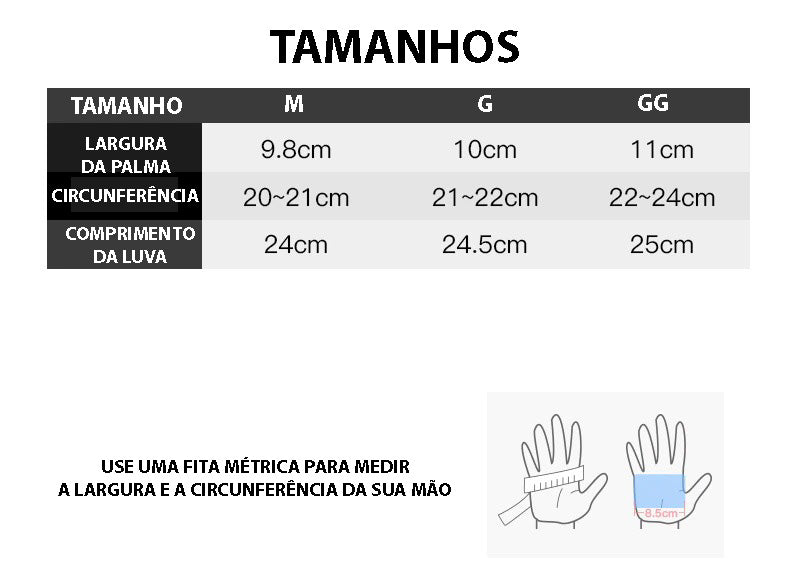 Luva Impermeável Touch Screen